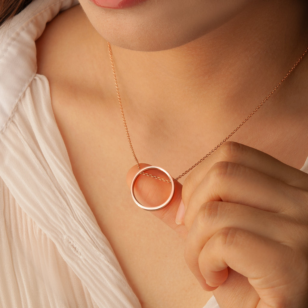 Personalized Ring Necklace