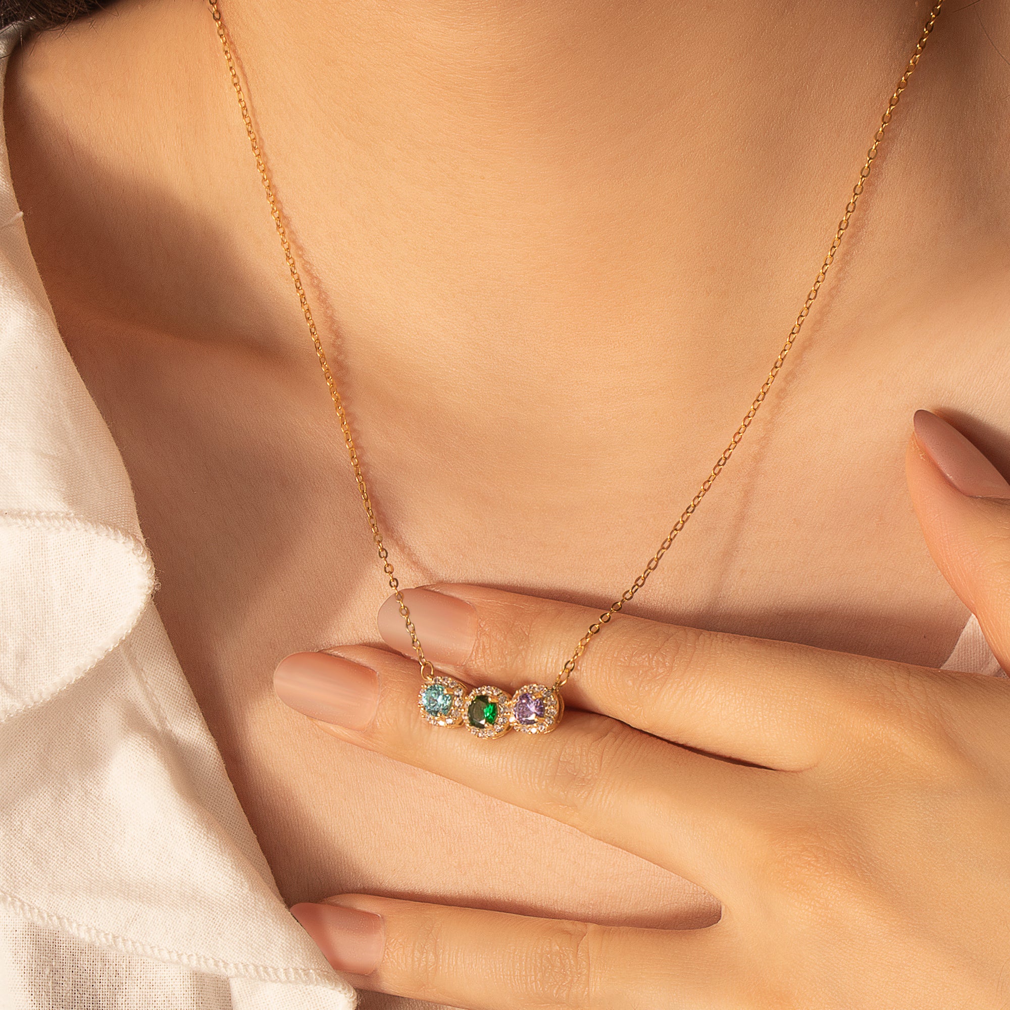 Sparkling Birthstone Necklace