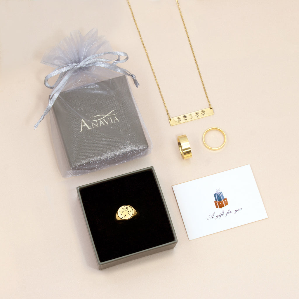 Constellation Star Signet Ring