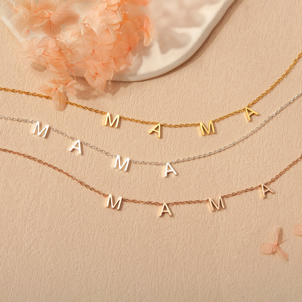 To an Amazing New Mom - MAMA Necklace