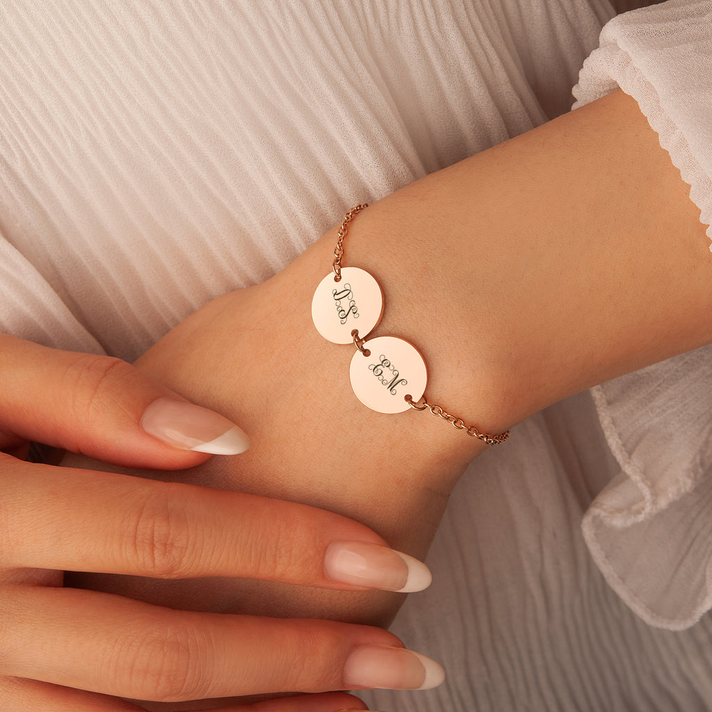 Personalized Multi-Charm Bracelet