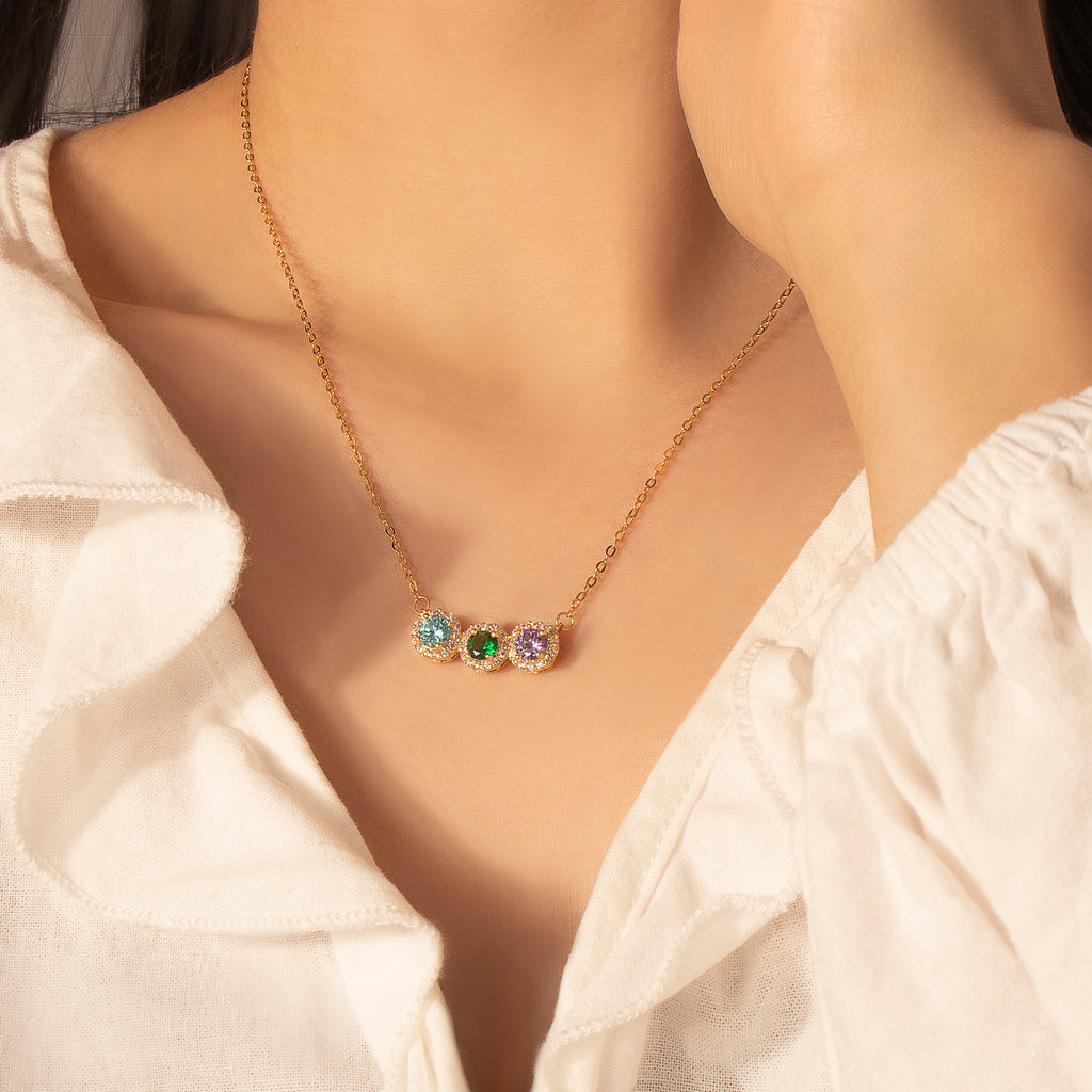 Sparkling Birthstone Necklace
