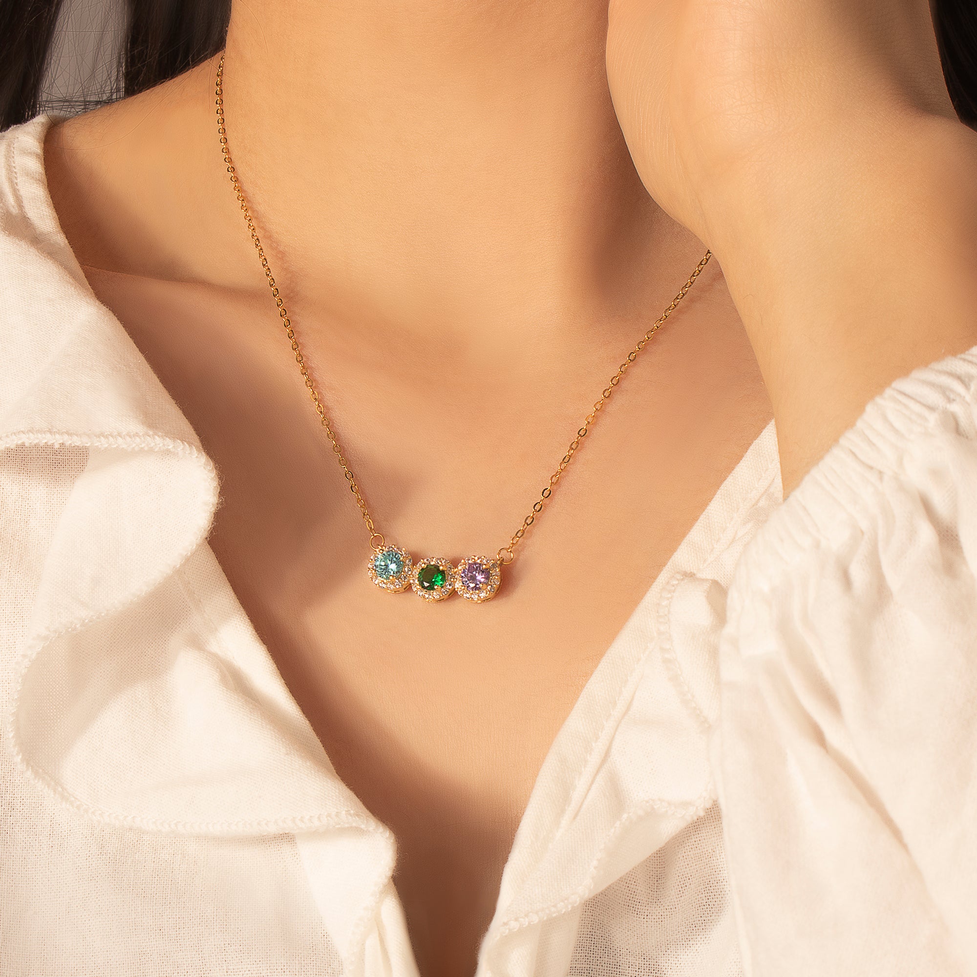 Sparkling Birthstone Necklace