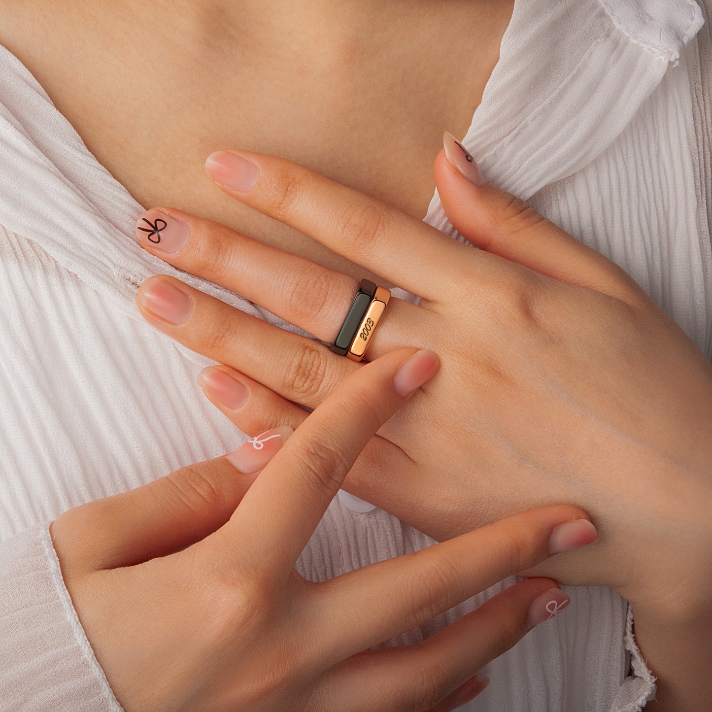 Personalized Bar Ring