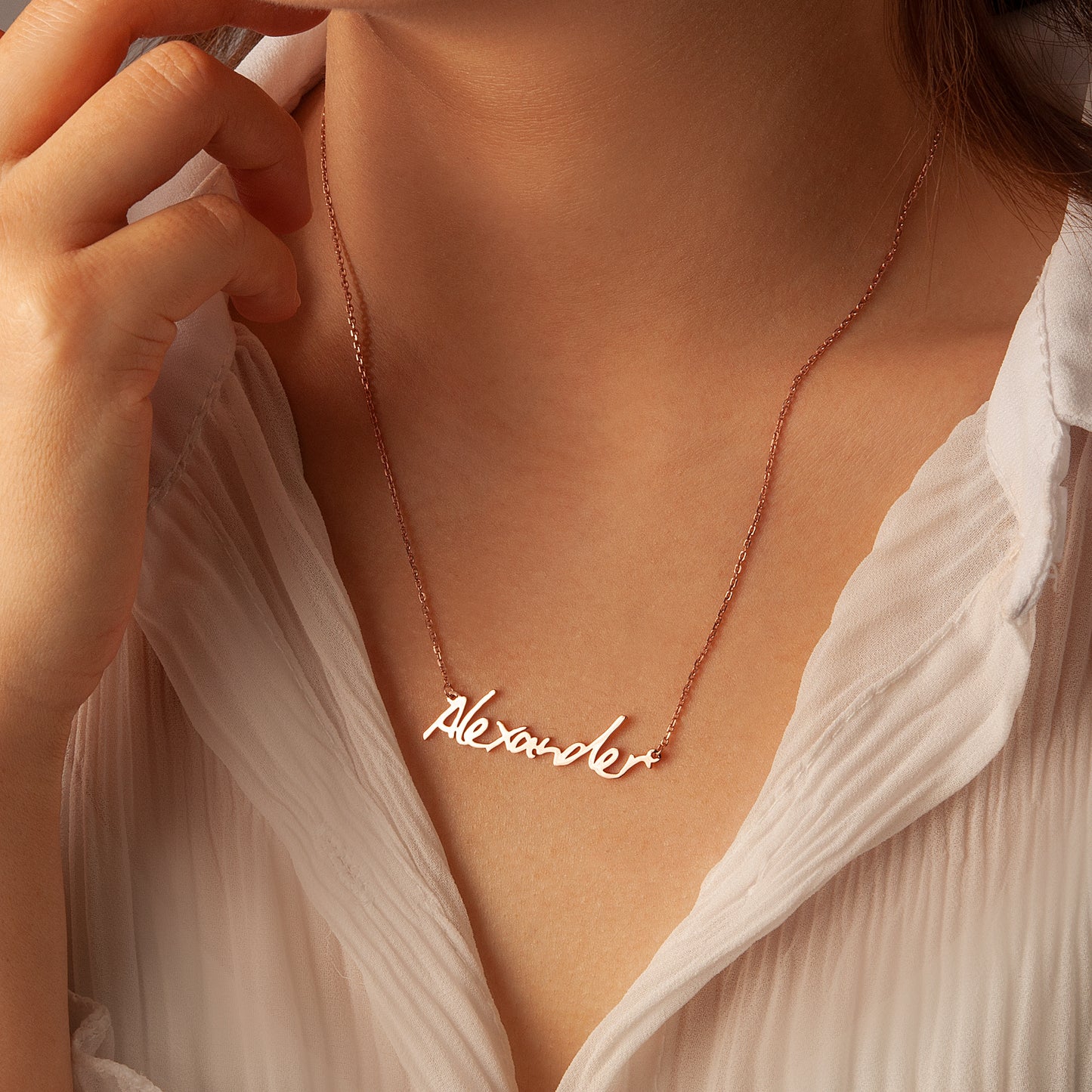 Personalized Signature Name Necklace