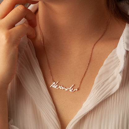 Personalized Signature Name Necklace