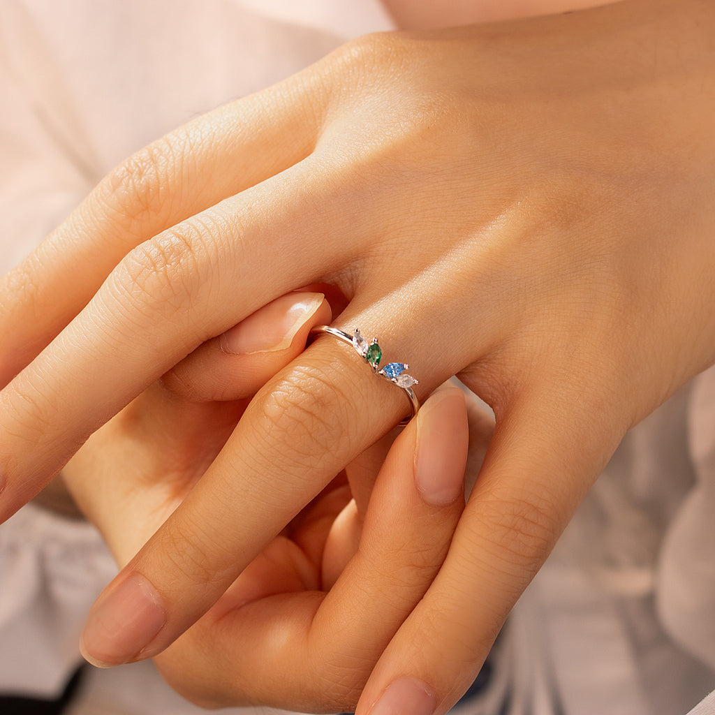 Marquise Birthstone Ring