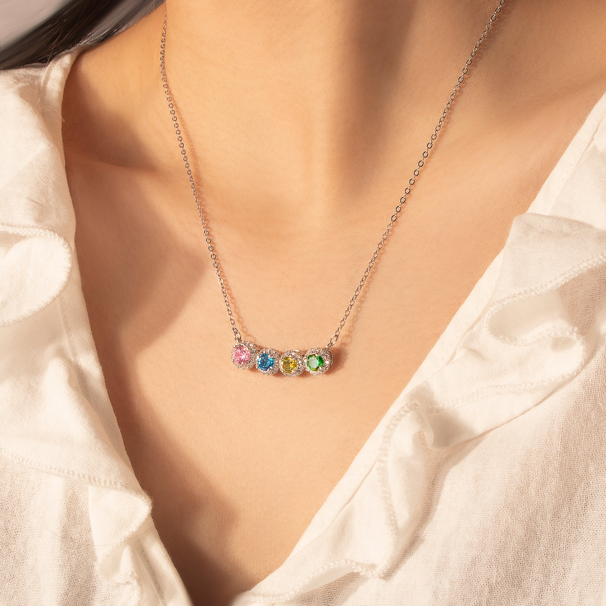 Sparkling Birthstone Necklace