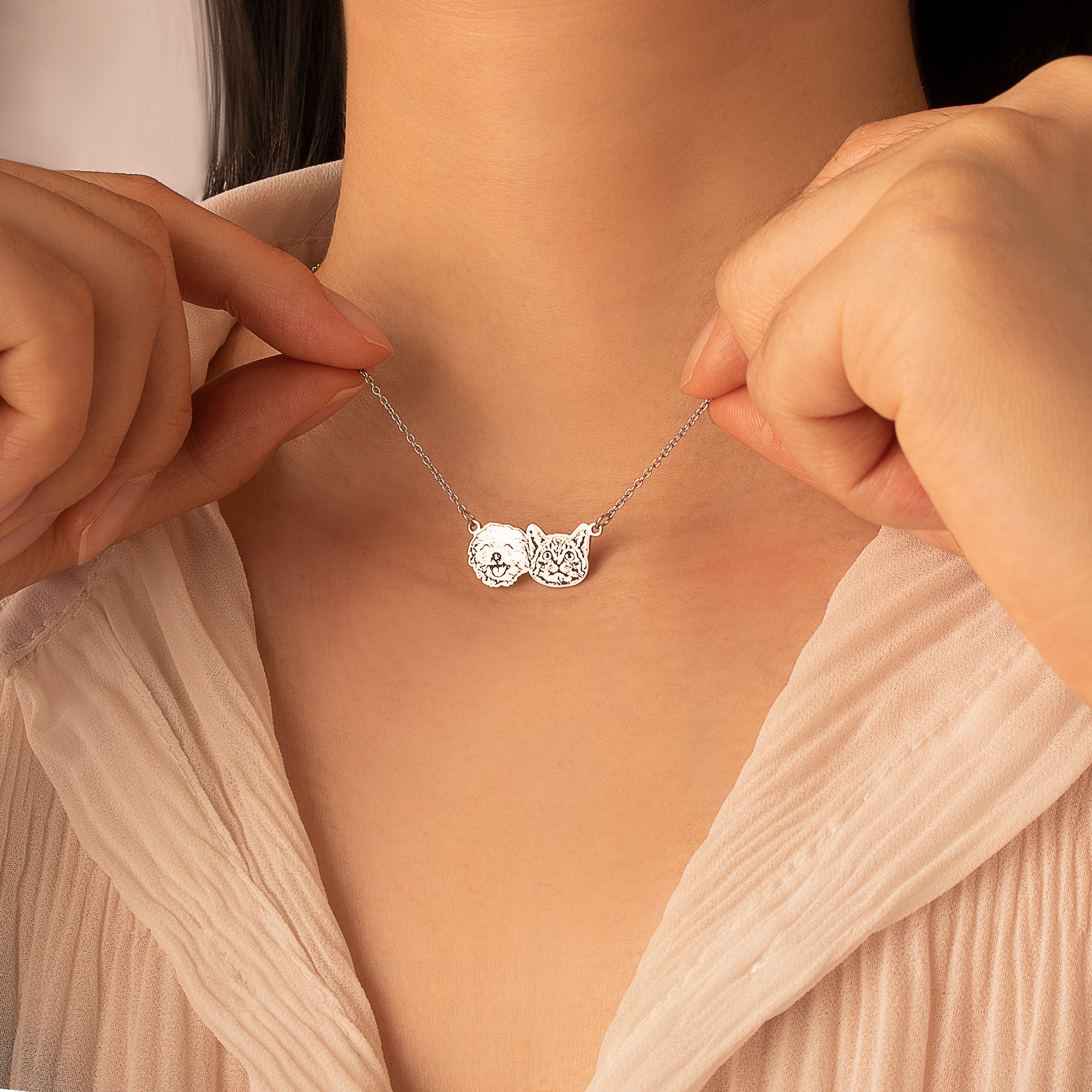 Pet Portrait Necklace