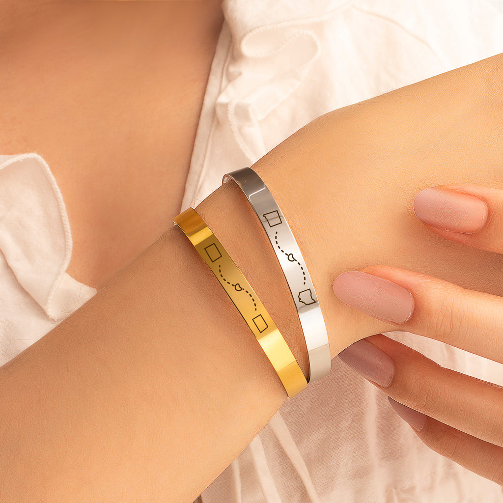 Long Distance Cuff Bangle