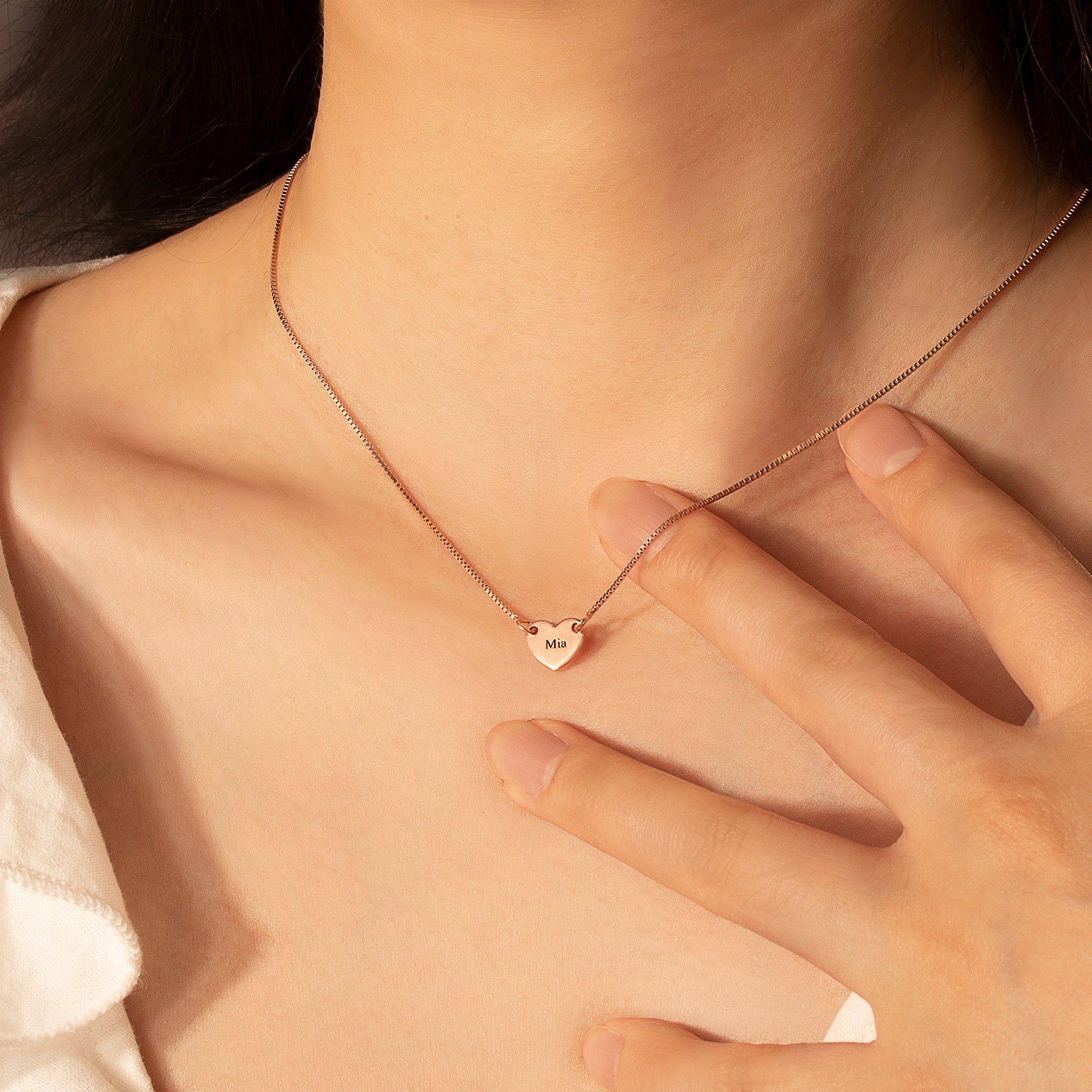 Personalized Heart Necklace