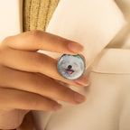 Custom Round Photo Pin