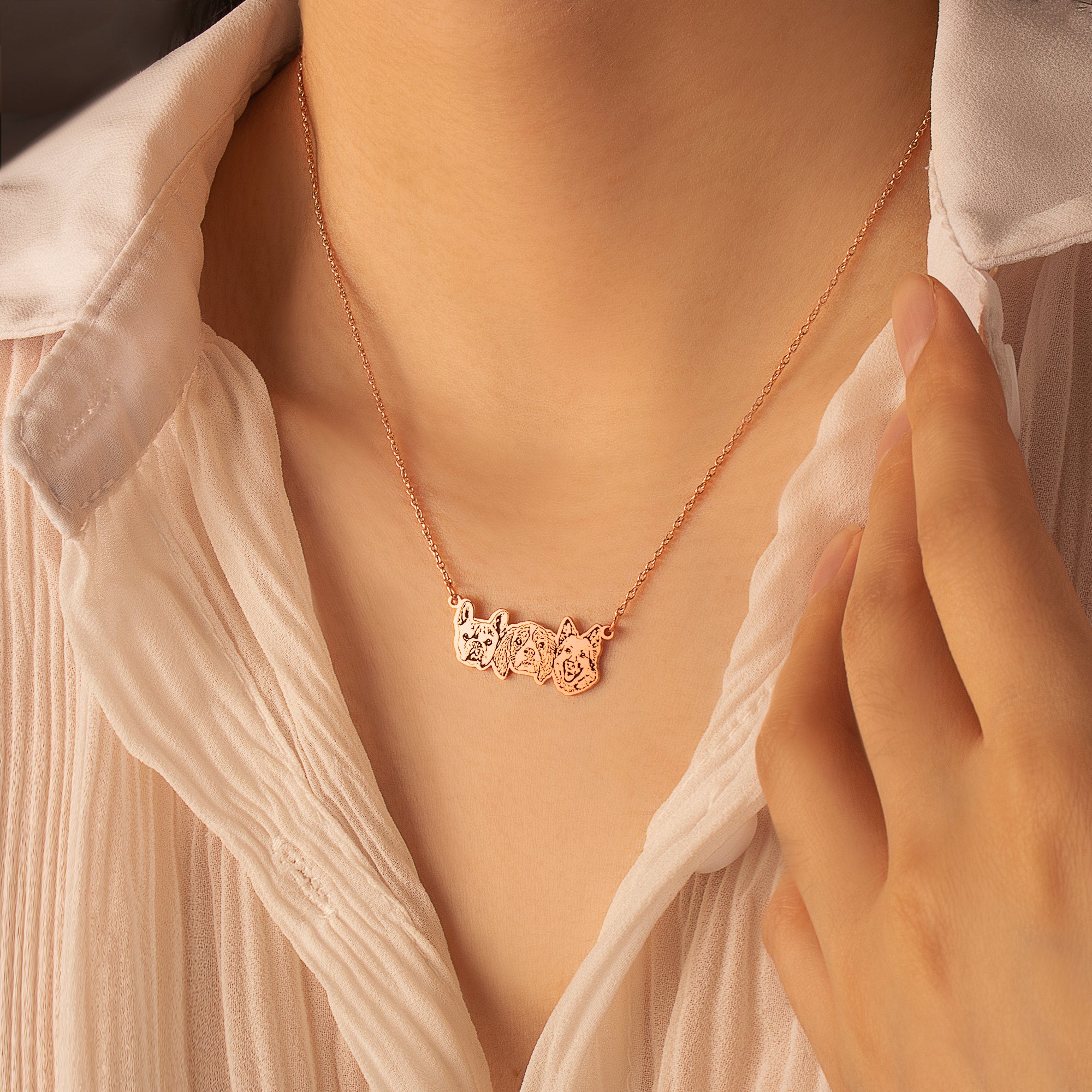 Pet Portrait Necklace