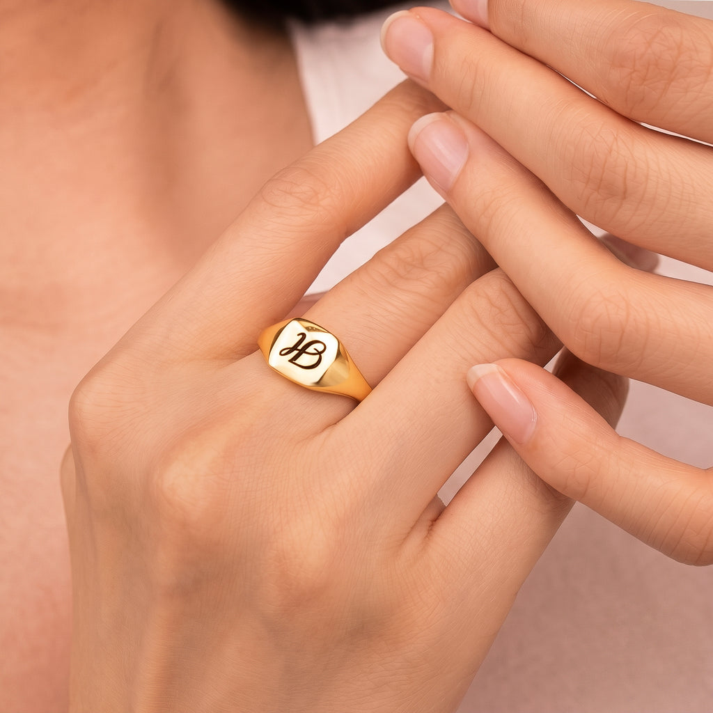 Square Signate Ring