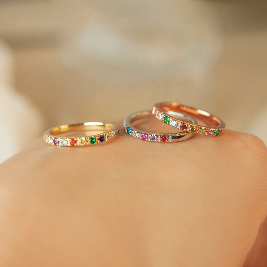 Multi-Birthstone Ring