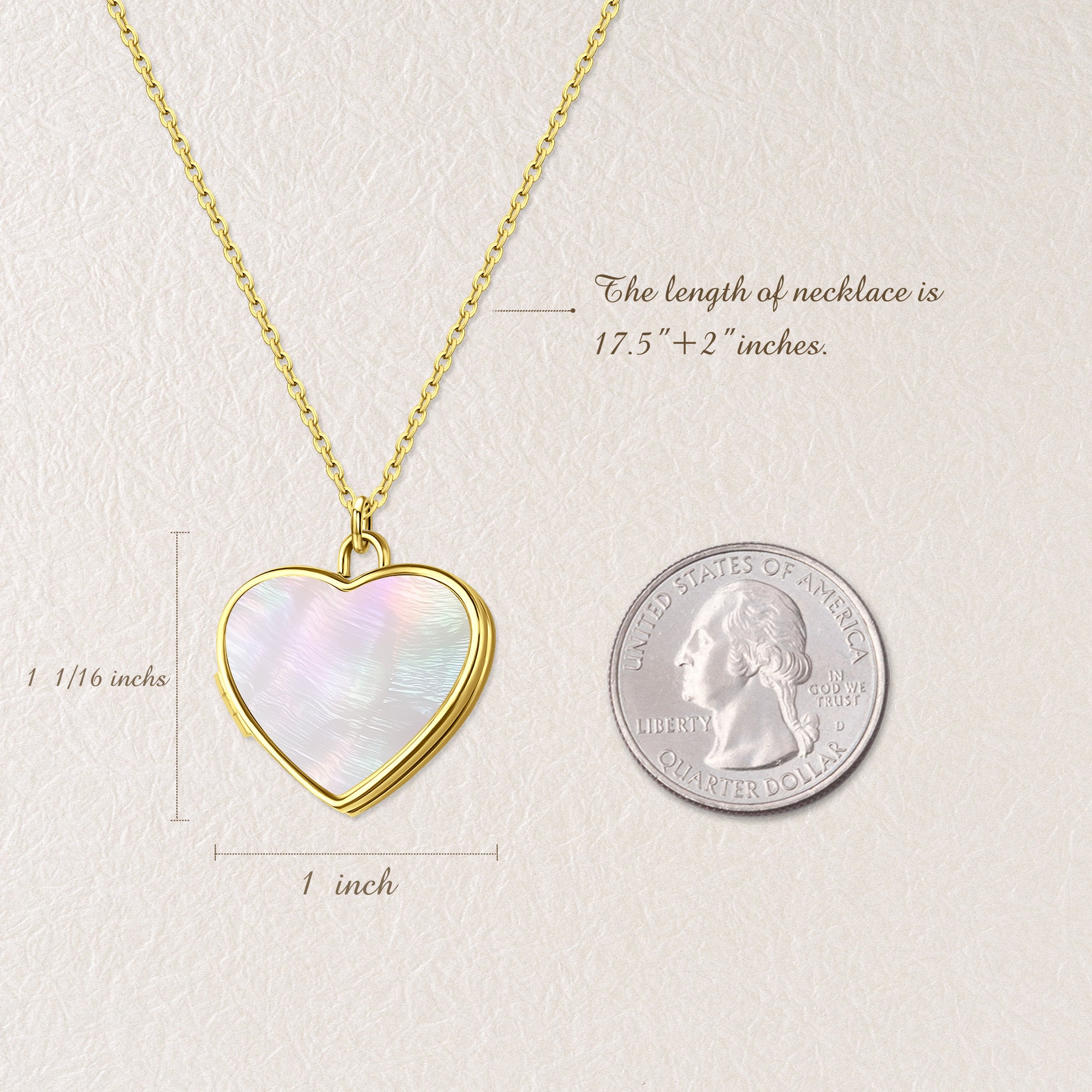 Pearl Heart Pet Memorial Photo Locket Necklace