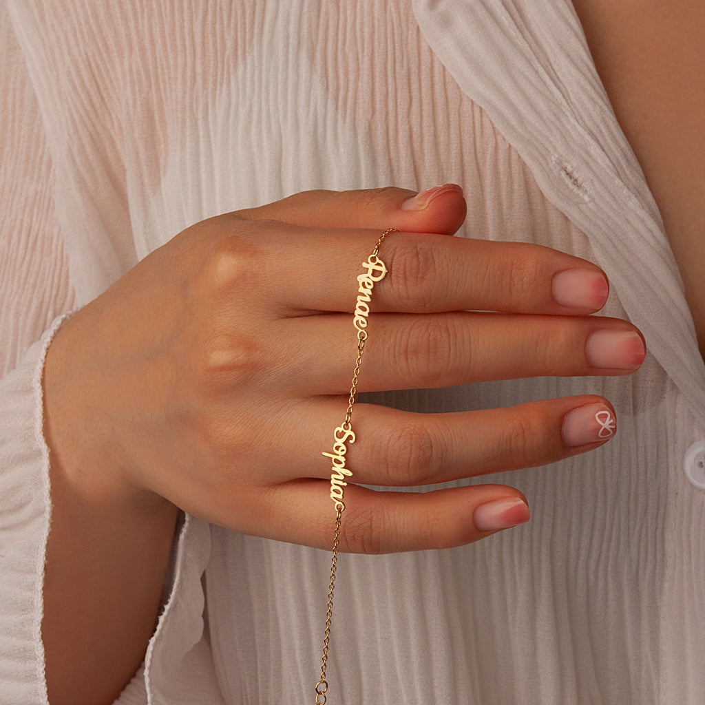 Sterling Silver Name Bracelet