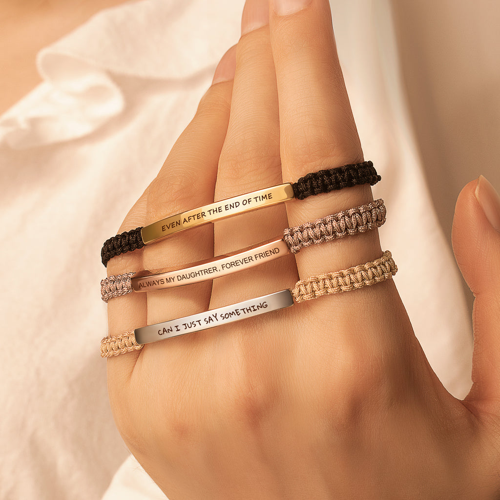 Braided Curved Tube Bracelet