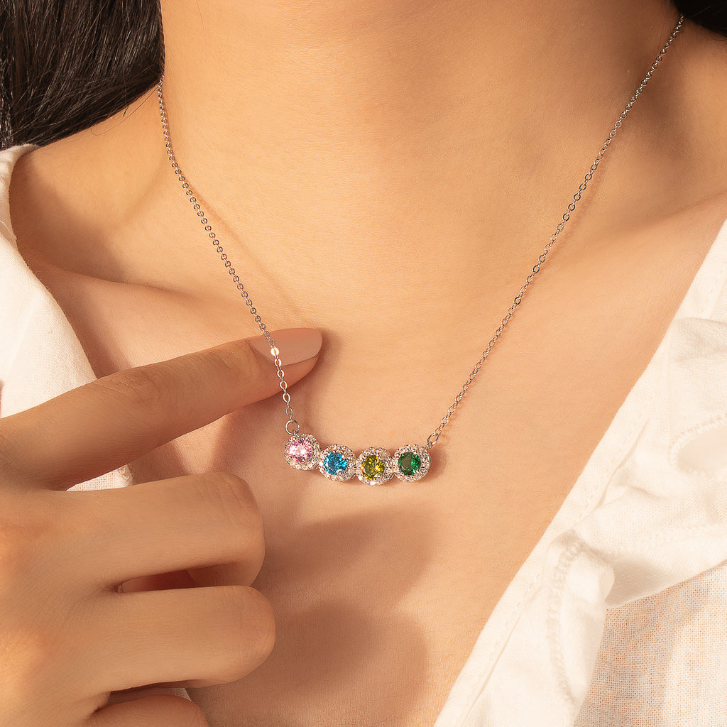 Sparkling Birthstone Necklace