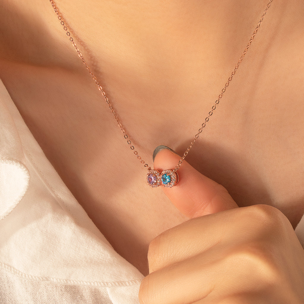 Sparkling Birthstone Necklace