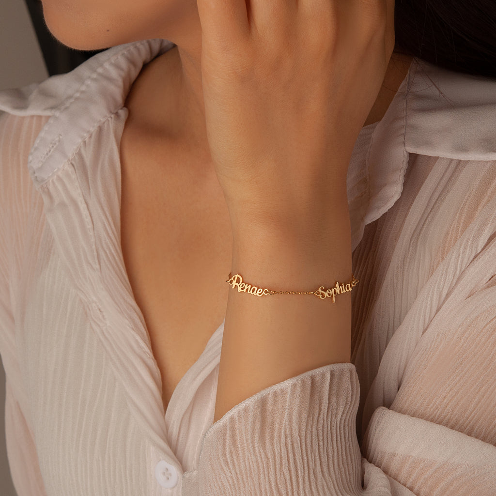 Sterling Silver Name Bracelet