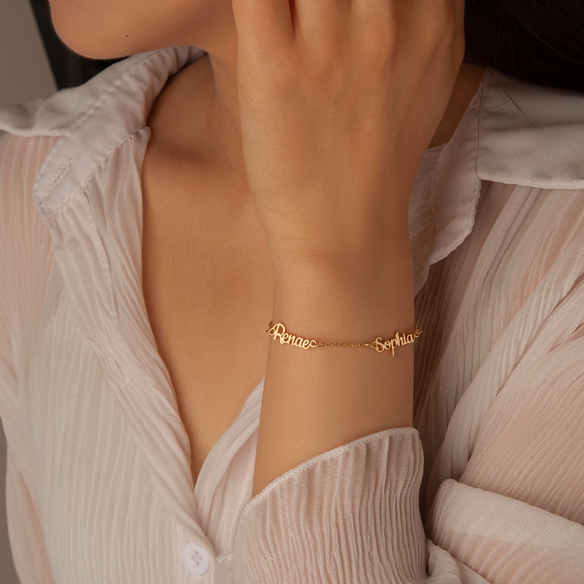 Sterling Silver Name Bracelet