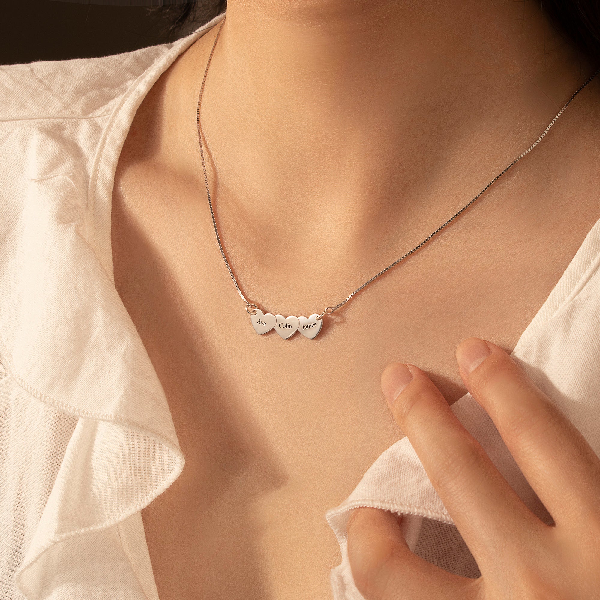 Personalized Heart Necklace