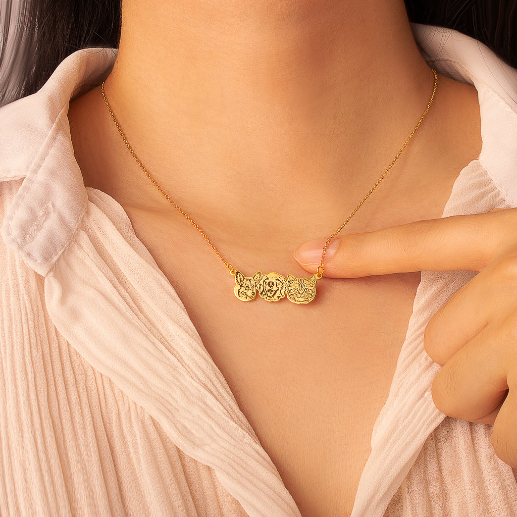 Pet Portrait Necklace