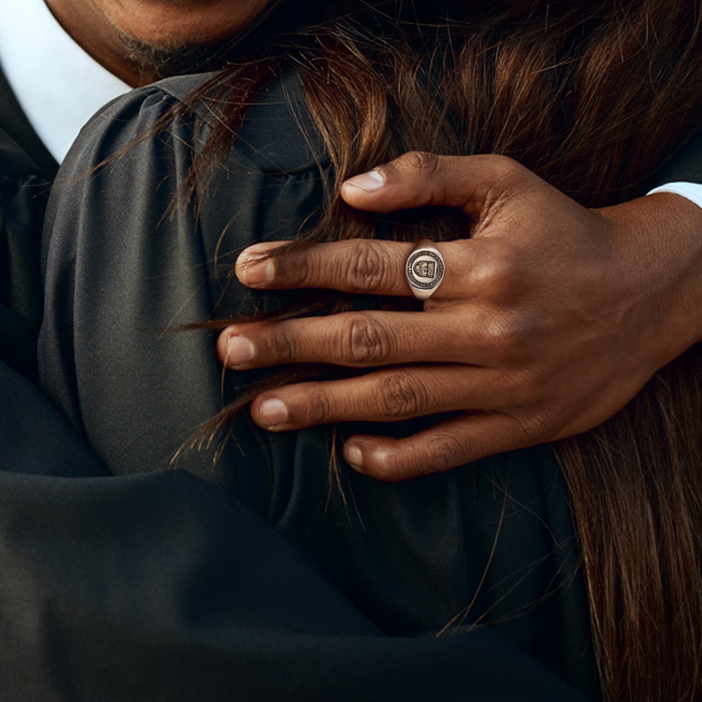 Custom College Emblem Signet Ring