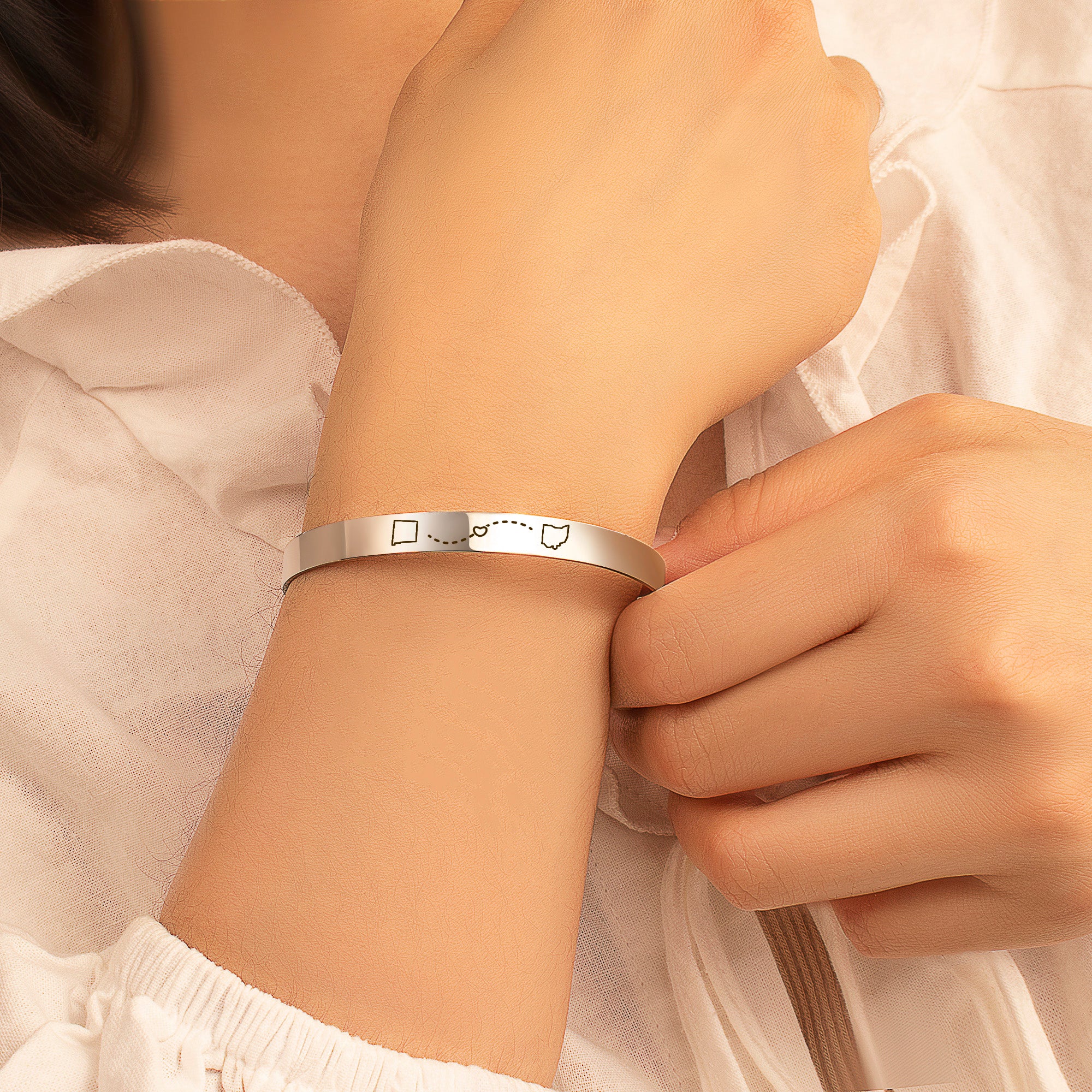 Long Distance Cuff Bangle
