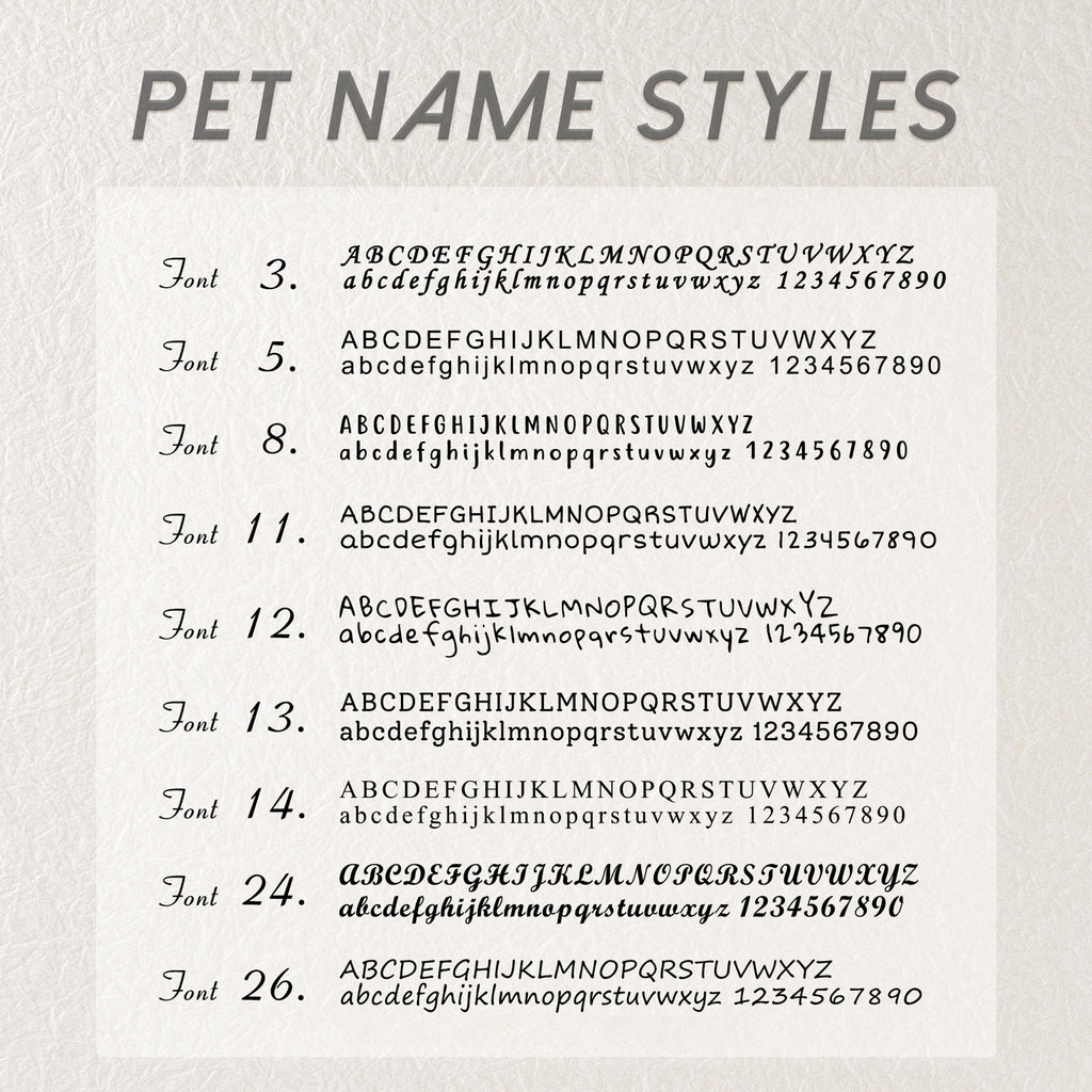 Frosted Kitty Round Pet ID Dog Tag