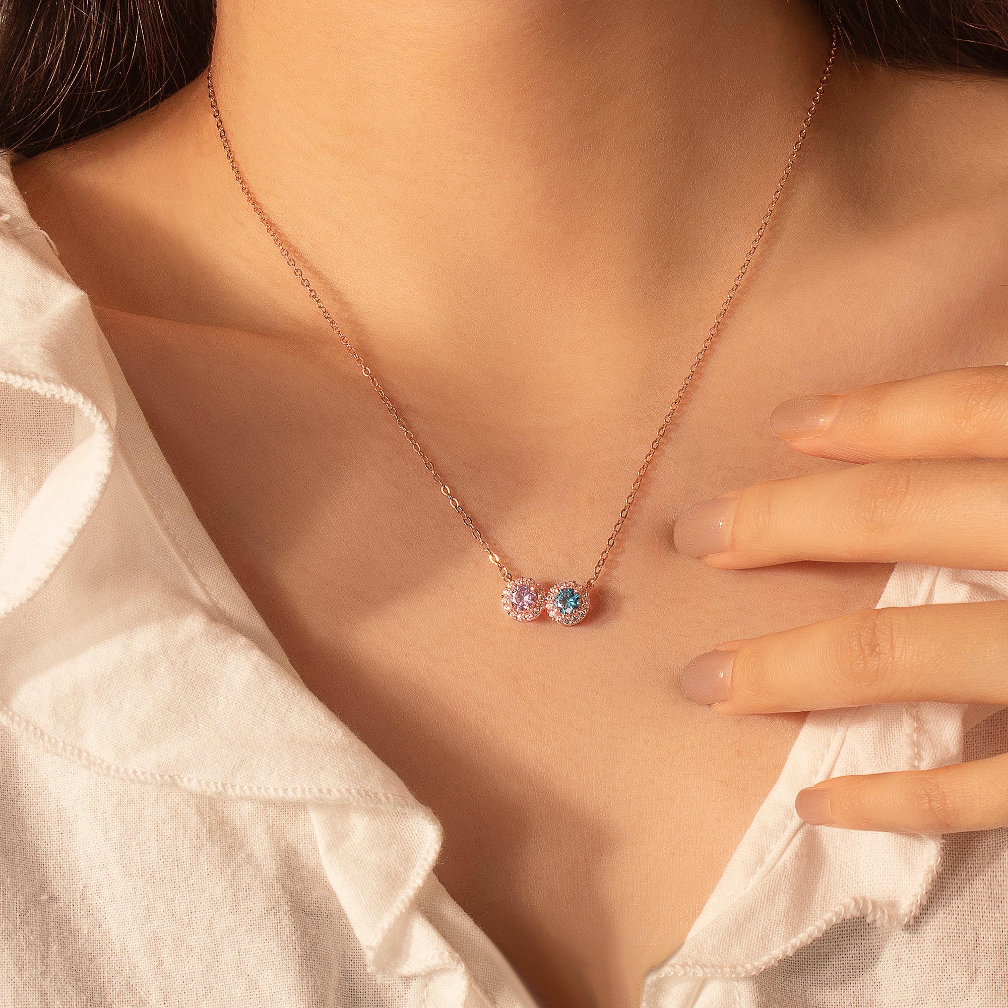 Sparkling Birthstone Necklace