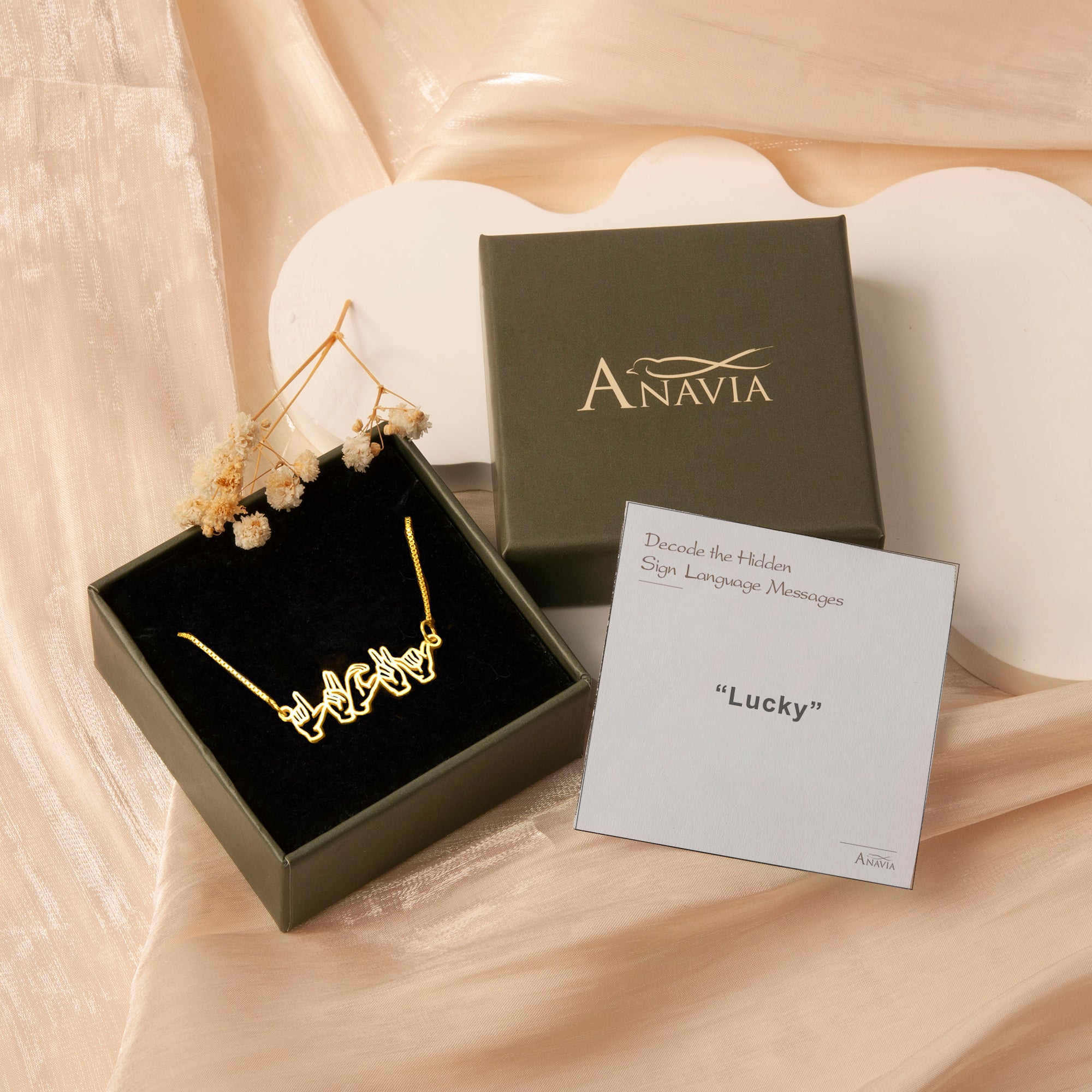 Custom Sign Language Necklace