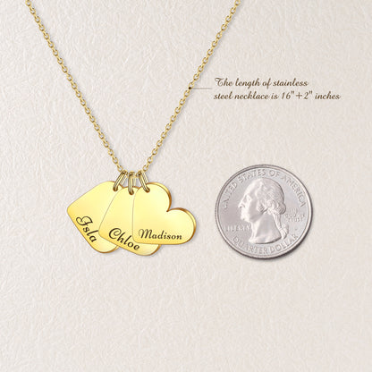 Personalized Mini Heart Necklace