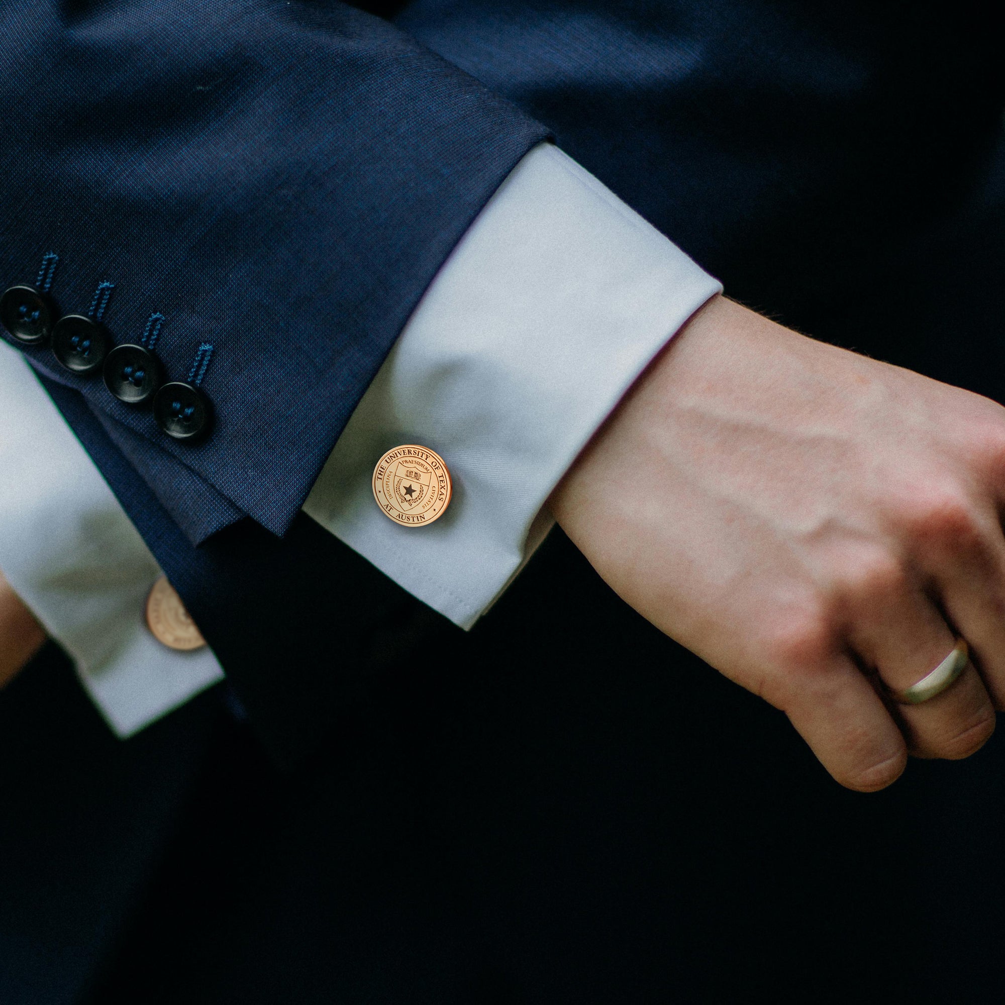 Personalized Graduation Signet Cufflinks