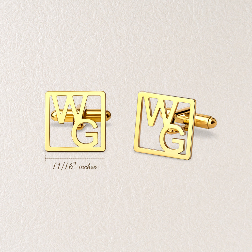 Custom Initial Cuff Links