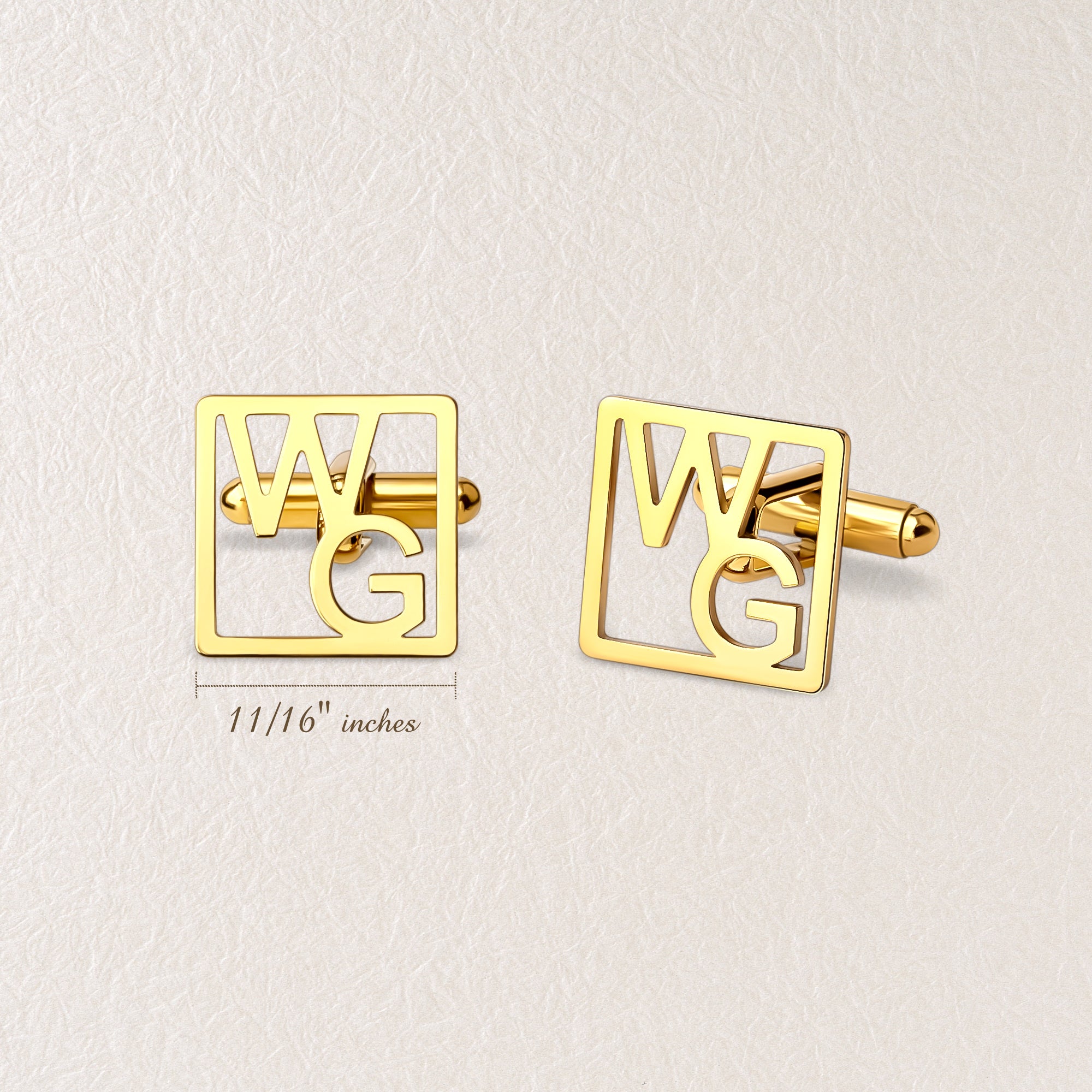 Custom Initial Cuff Links