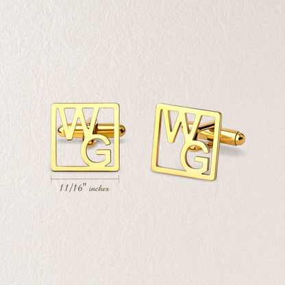 Personalized Initial Cuff Links