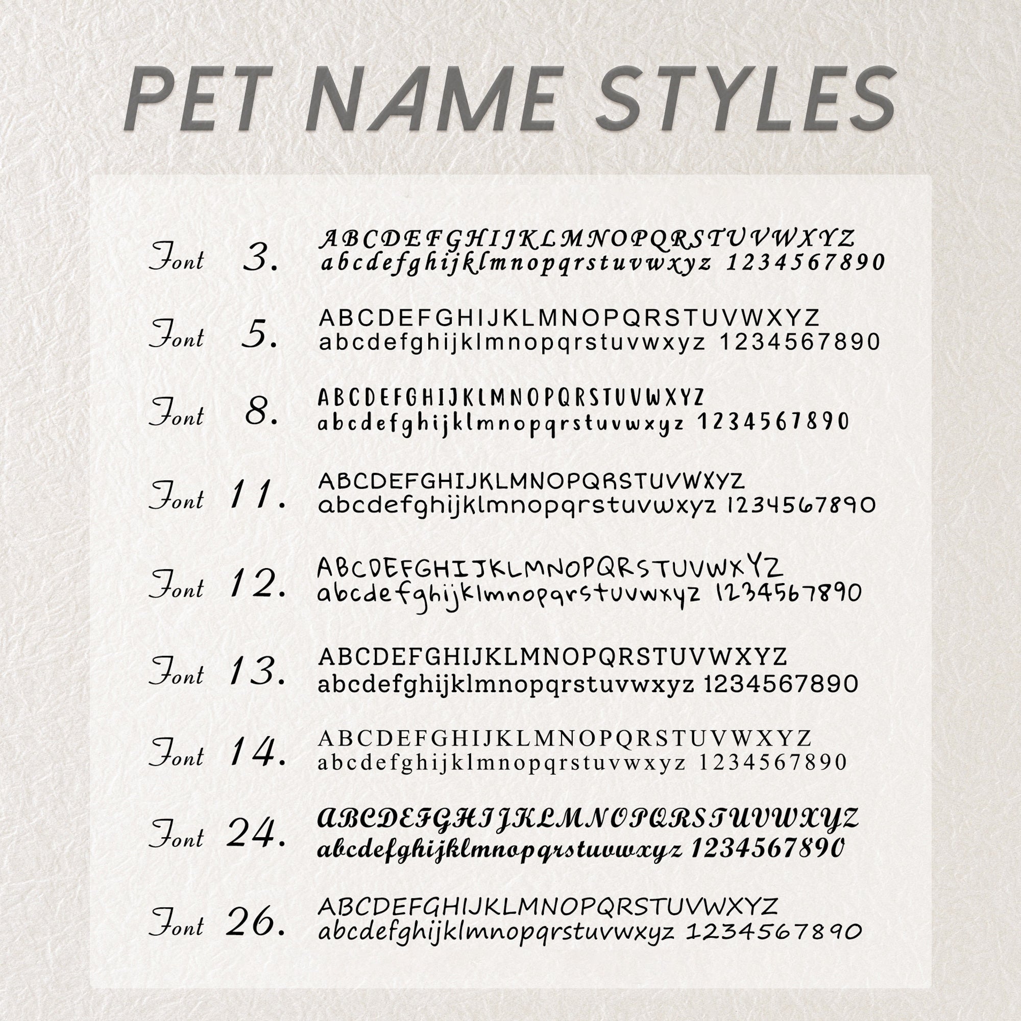 Frosted Cat Round Pet ID Dog Tag