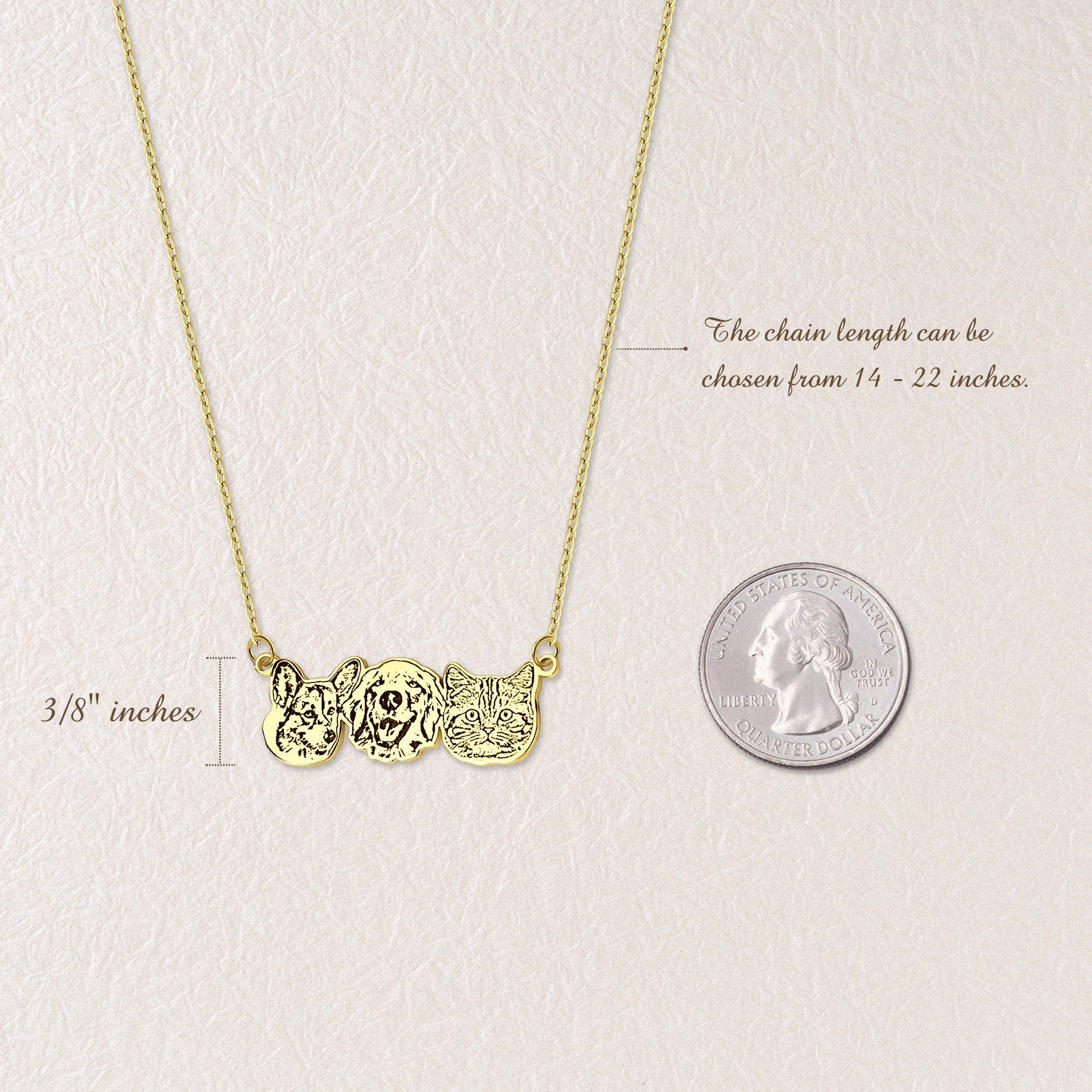 Pet Portrait Necklace