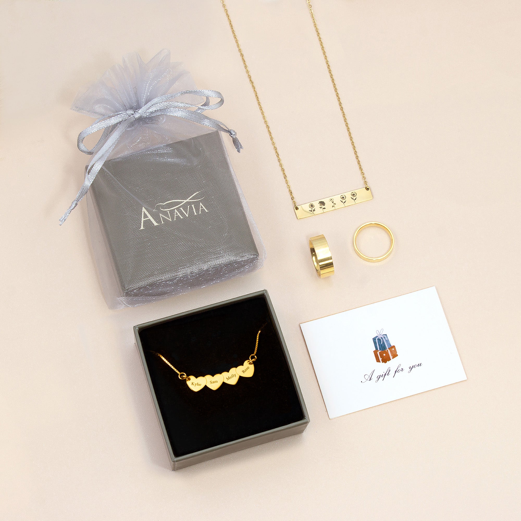 Personalized Heart Necklace