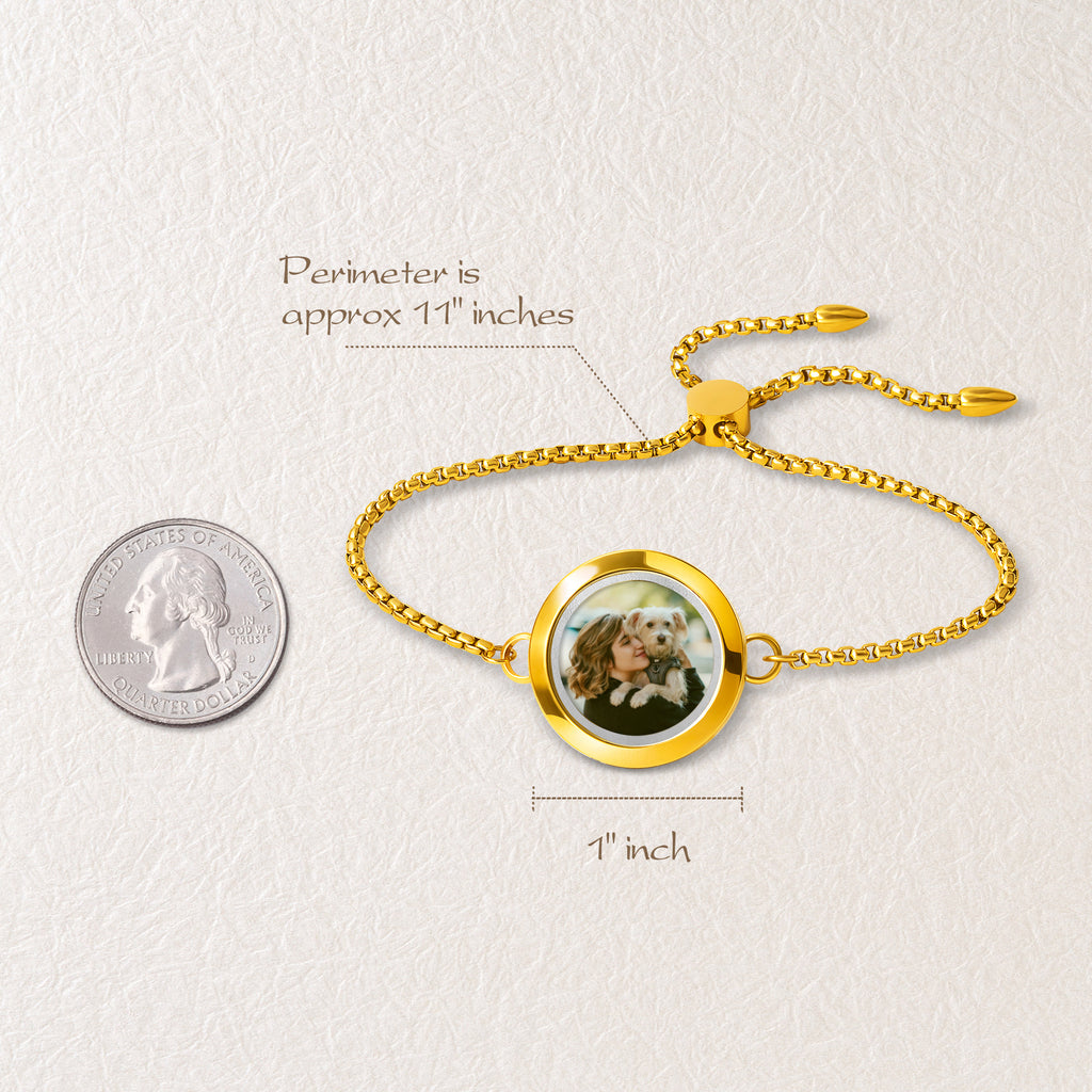 Photo Locket Pet Memorial Bracelet