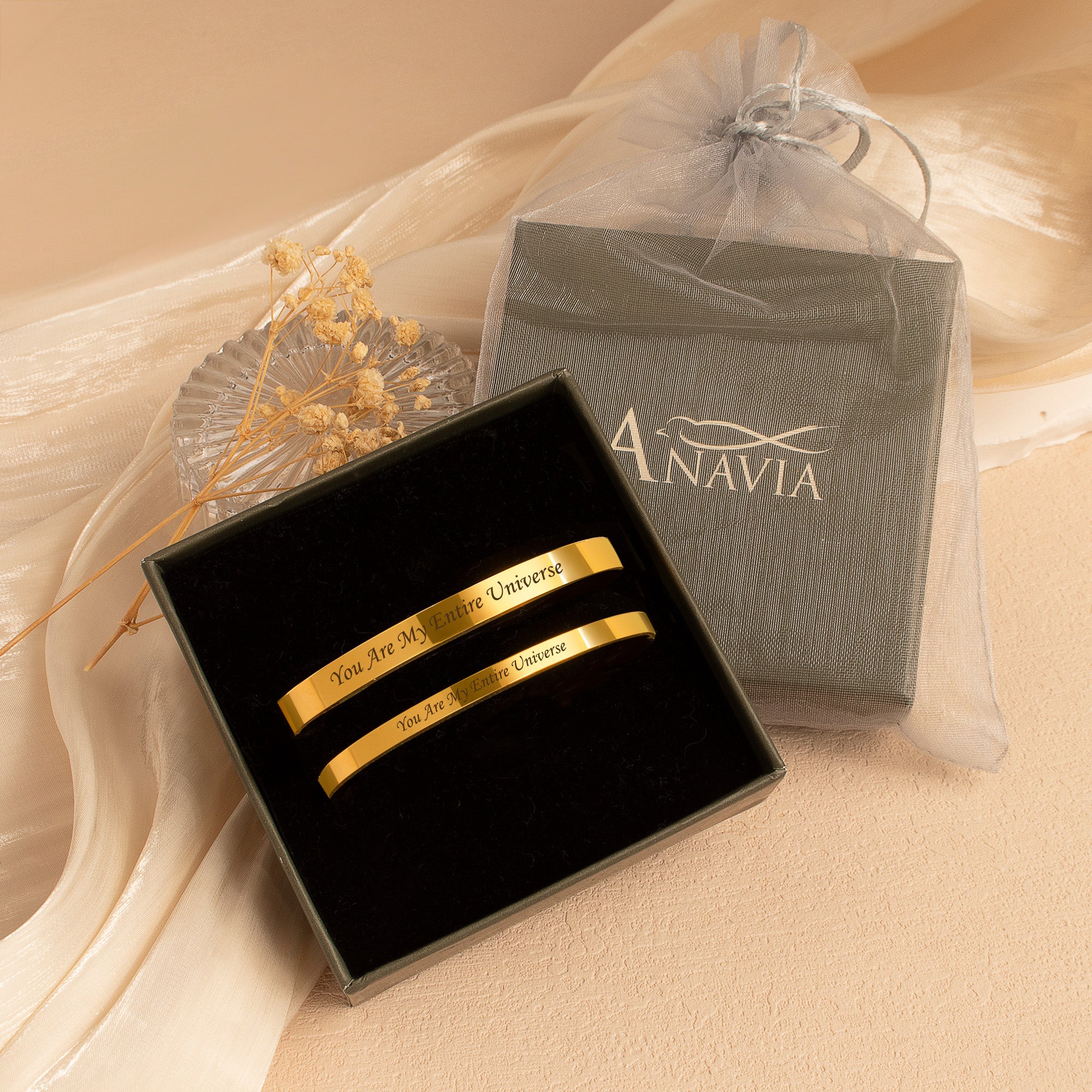 Custom Matching Cuff Bangle Set