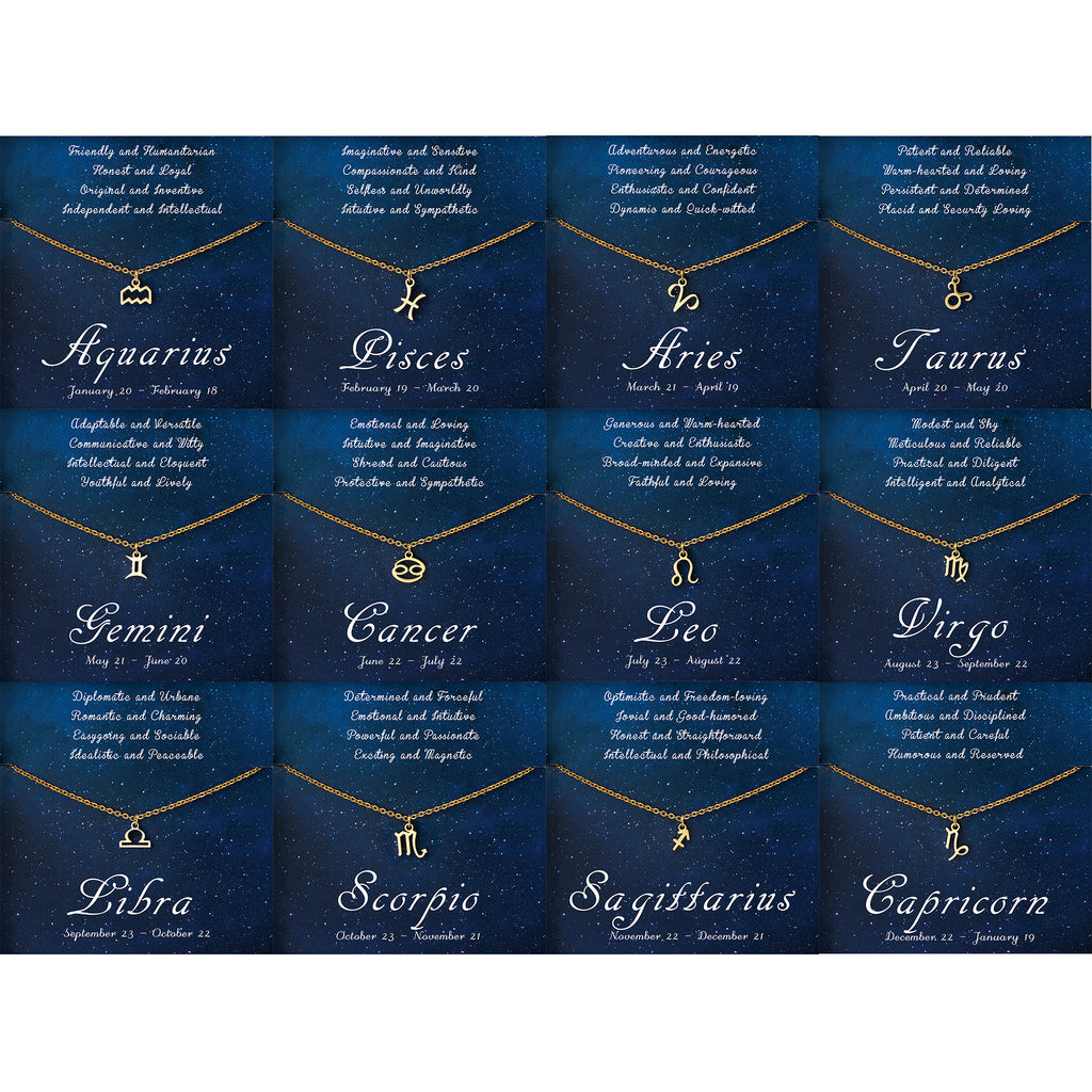 Women's Constellation Sign Necklace