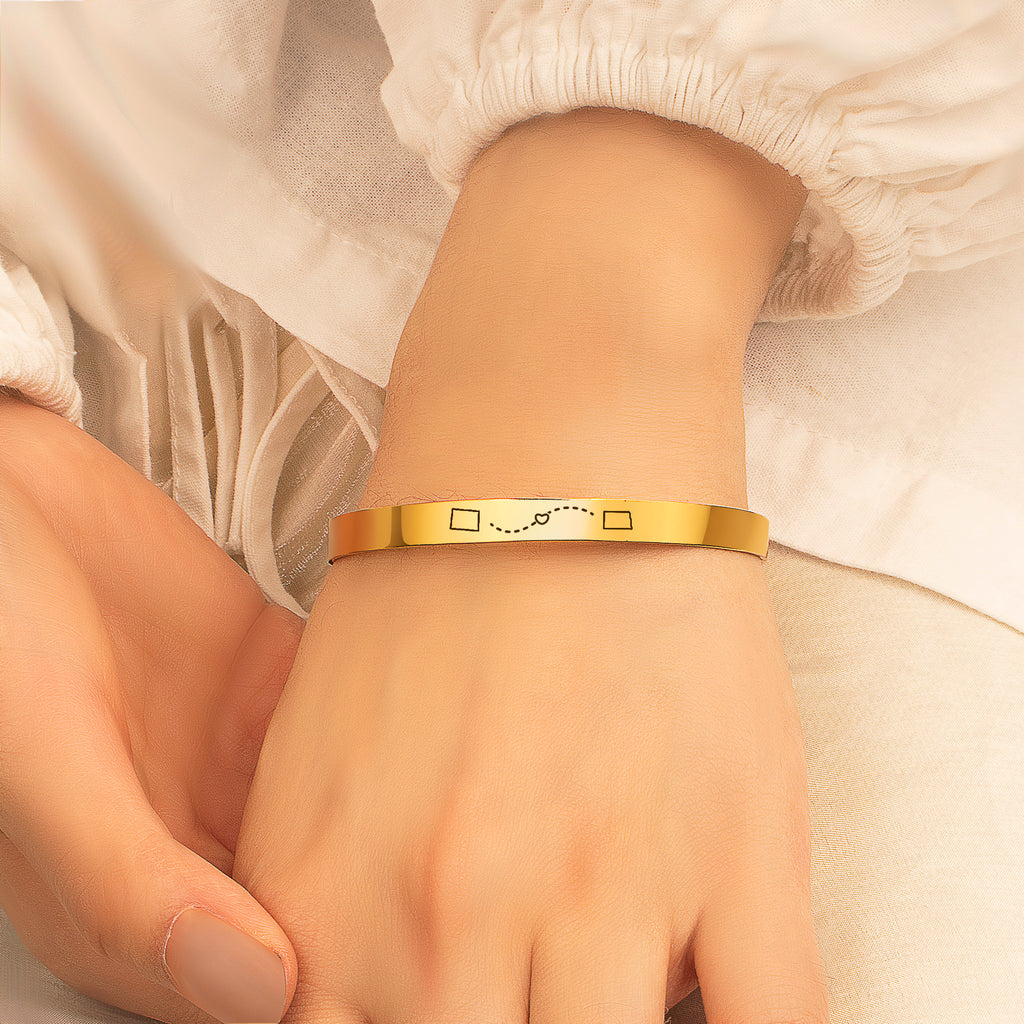 Long Distance Cuff Bangle
