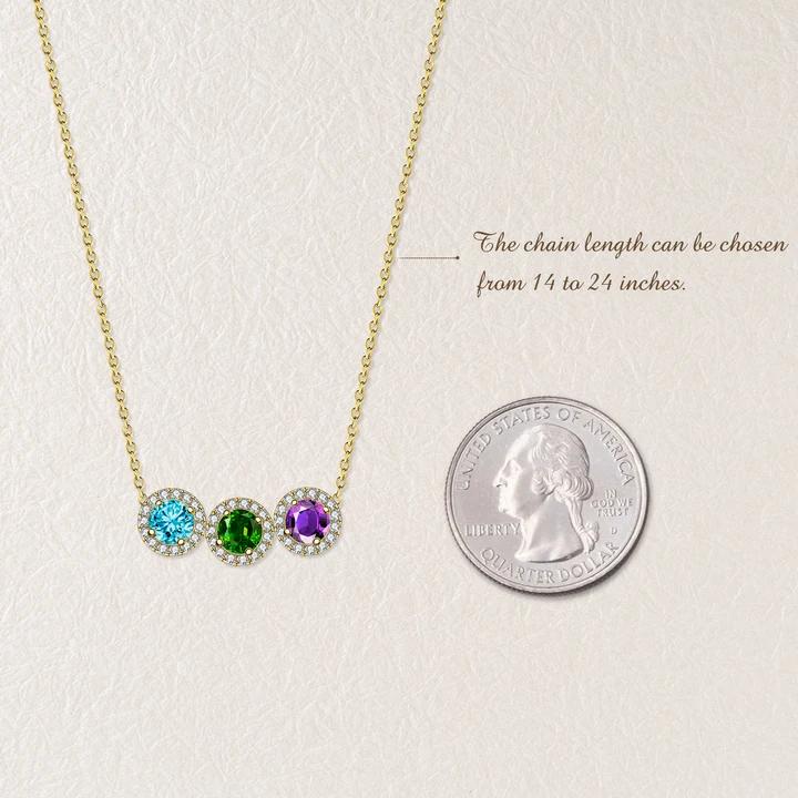 Sparkling Birthstone Necklace