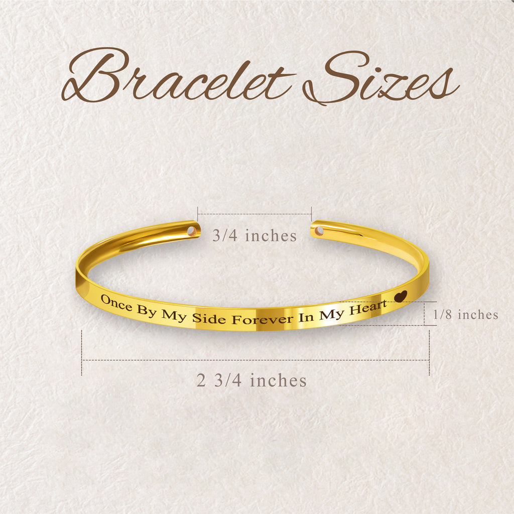Black Motivational Graduation Cuff Bangle