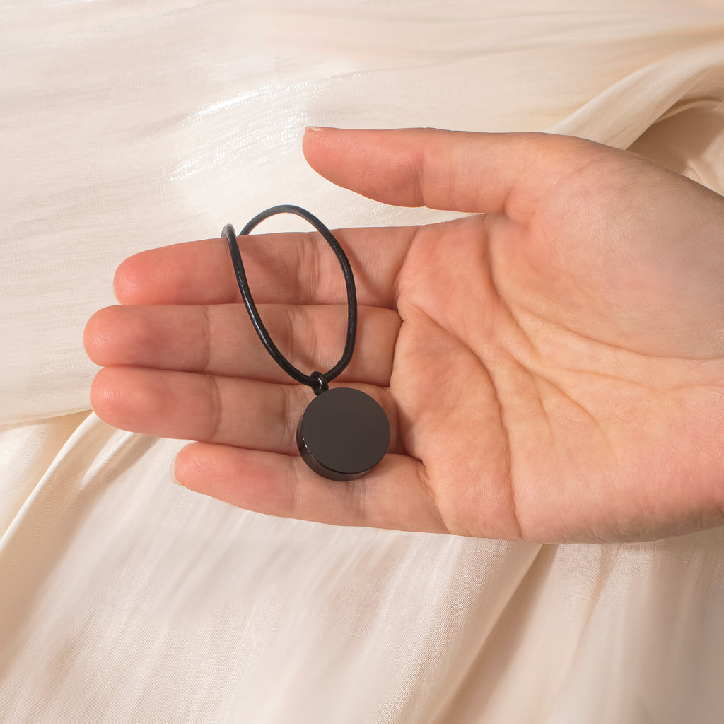 Classic Round Memorial Keepsake Necklace