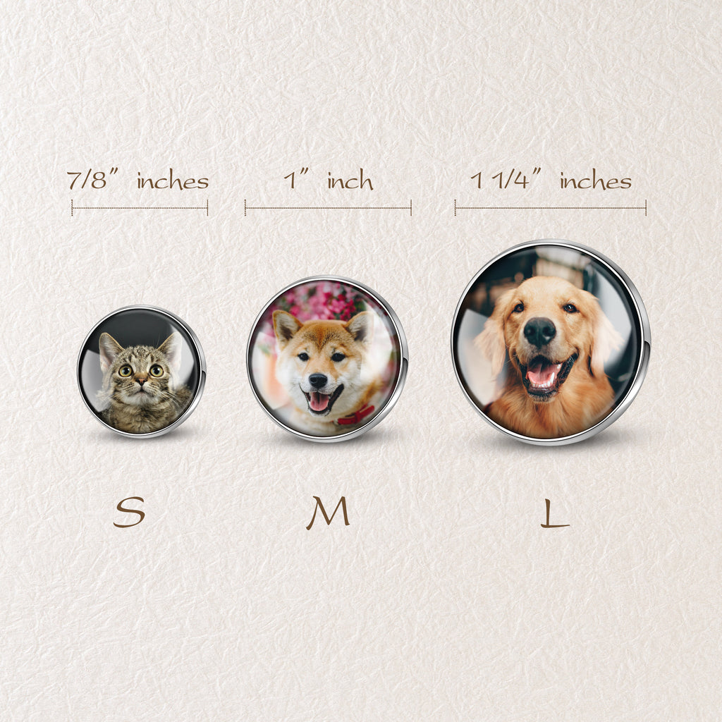 Custom Round Photo Pin