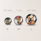 Custom Round Photo Pin